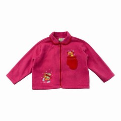 Vintage 90s Sesame Street Elmo Zoey Fleece Jacket Toddler Girls 3T Pink Winter