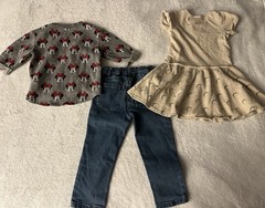 Lot Of Disney Minnie & Mickey Mouse Toddler Girls Outfit Clothes | 3T