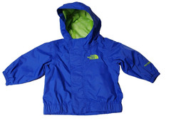 The North Face Baby Boys 0-3 months hyvent Windbreaker Jacket Blue Hood EUC