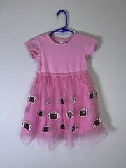 Sweet Wink pink sequin football short-sleeve tutu dress Girls 4T Retails $48