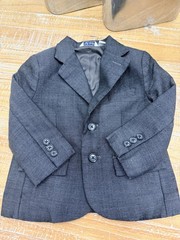 Janie and Jack Gray Herringbone Suit Jacket 18-24 Months Special Occasion Formal