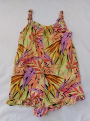 Wonder Nation Toddler Baby Girl Multi-Color 1 Pc Sleeveless Romper Size 2T