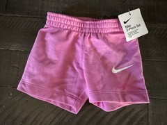 New Nike pull on shorts baby girl bubblegum pink 3m 3 months Polyester/cotton