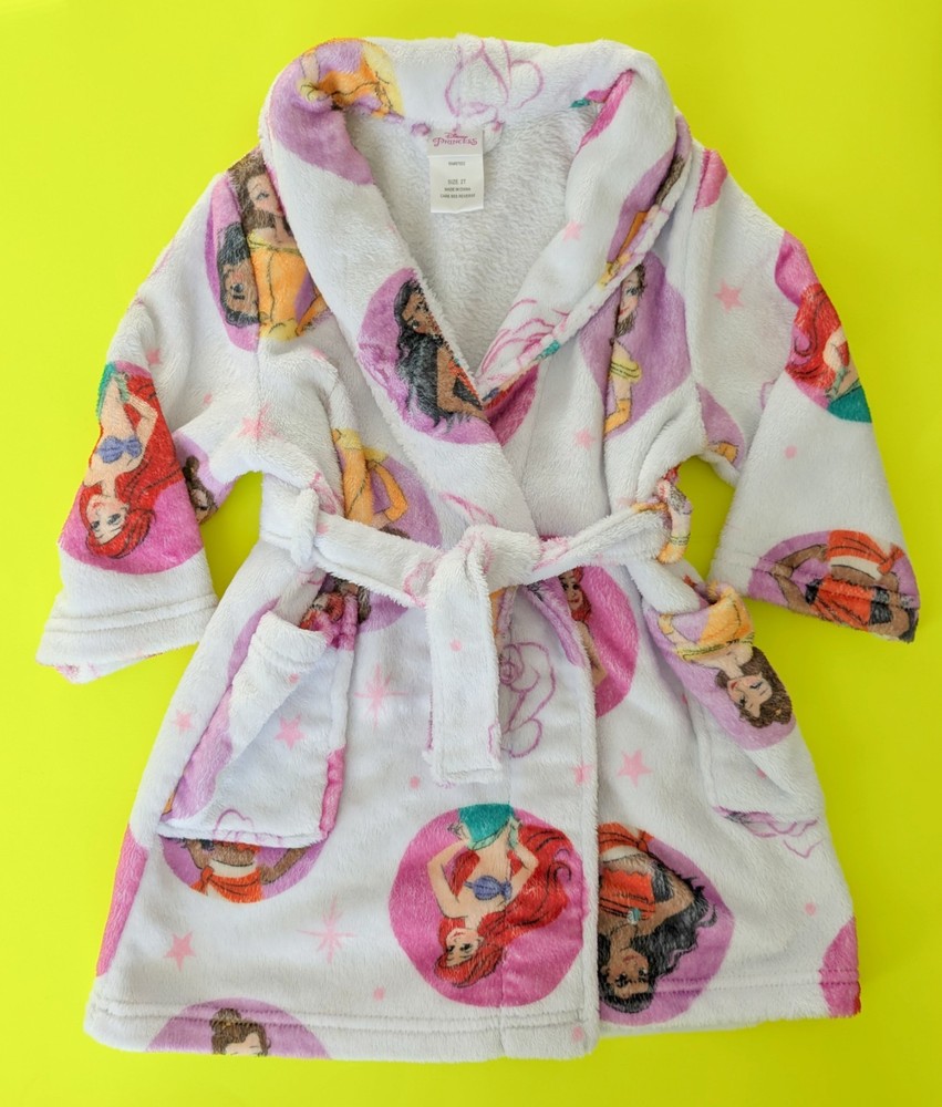 Disney Princess 3t Toddler Bath Robe