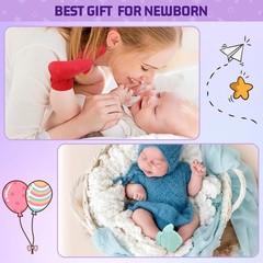 Toulite 12 Pairs Preemie Newborn Ruffle Ankle Socks