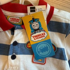 Vintage Y2K Thomas & Friends Outfit Thomas Tank Engine T Shirt & Shorts 4T