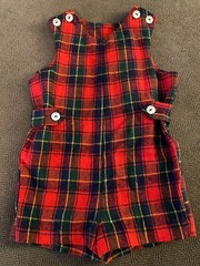Vintage Tagged IMP Originals Inc Tweed Toddler Girls Romper Size 2