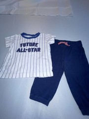 Carter’s Baby Boy ‘Future All-Star’ Baseball T-Shirt & Jogger Pants 2-Piece Set