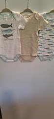 KavKas Baby Boys 3 pc Bodysuit Set Size 9-12 Month