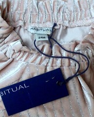 Habitual *NEW WITH TAG* Infant Girl 24M Mauve Pink Metallic Outfit MSRP $58.00