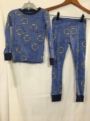 New Carter’s Lion 2 pc Pajama Set Long sleeve Snug Boys Toddler Blue allover
