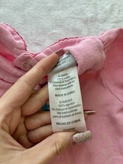 Vintage Baby Einstein Pink Footed Sleepsuit | 0-3 Months