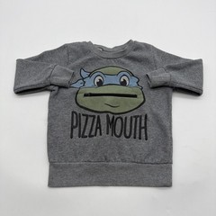 Teenage Mutant Ninja Turtles Sweater Toddler Boys 2T Graphic Pocket Zip.#47976