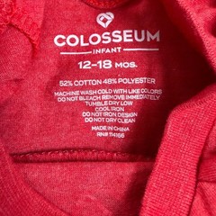 Colosseum Ball State Cardinals Baby Dress Red Short Sleeve Ruffle 12-18 Months