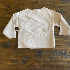 NWT Gray Label Crossover Top Tie Enclosure In VTG Pink Baby Cardigan 9-12 M