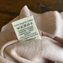 NWT Gray Label Crossover Top Tie Enclosure In VTG Pink Baby Cardigan 9-12 M
