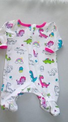 Baby Girl Clothes Nwot Wonder Nation Preemie Dinasaurs Rainbow Footed Outfit