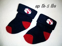 NWOT Gymboree Preemie boy Navy-Blue/Red with a ball adorable socks.