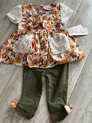 Little Lass 2 Piece Girls Set Size 12mos NWT