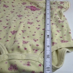 Carter’s Baby Girl Short Sleeve Bodysuit Yellow Floral Little Cutie 3 Months
