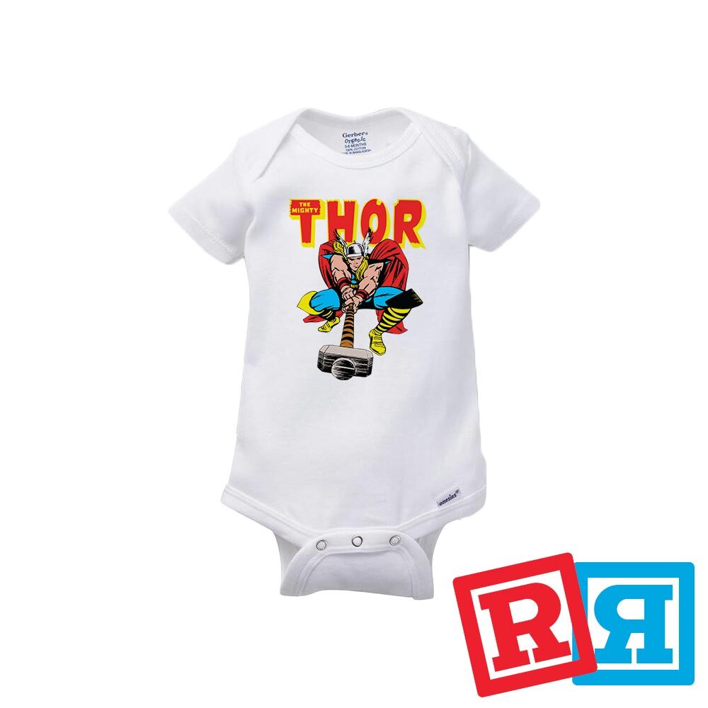 Thor Gerber Baby Onesie® Cotton Short Sleeve Bodysuit