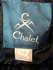 *Chalet Unisex Size 3Toddler 100% Nylon Shell Black Snow Suit Adjustable Straps