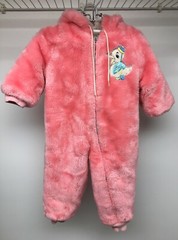 SCARF ADDED-Infant Toddler Girls Hooded Winter Bunting Snowsuit Pink 9-12 months