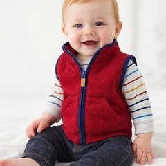 Carter’s Baby Boys 3-Piece Quilted Vest Set 24 Months