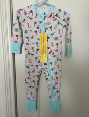 NEW Tovah & Co. Bamboo Sleeper Dinosaur Print Size 6-9 month