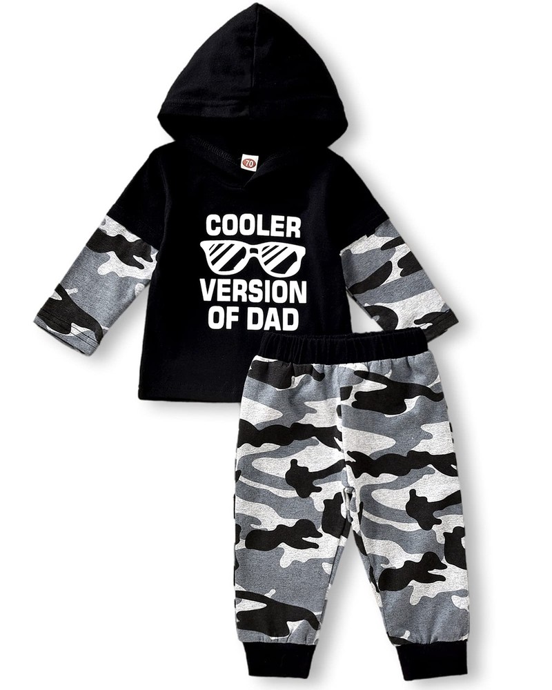 Baby Boys Hoodie Sweatshirt Outfits Fall Spring Winter Sweatsuits Clothes Set…