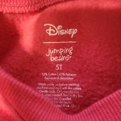 Jumping Beans Disney Minnie Mouse Red Fleece Crew Neck Sweatshirt Girls 5T