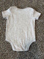 Star Wars One Piece Undershirt Snap On Short Sleeve R2D2-C3PO-Ewok 6-9 Months