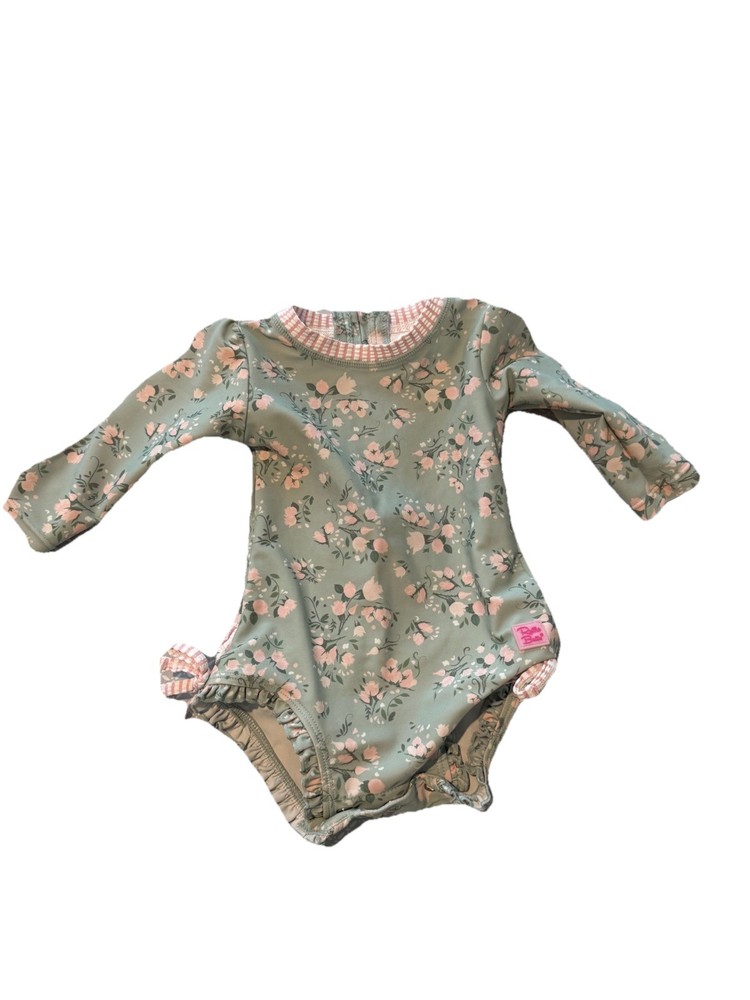 RuffleButts Baby Bathing Suit Size 6-12 Months