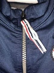 converse all-star 24 months blue zipper jacket