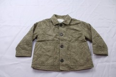 Zara Kid’s Embroidered Long Sleeve Collared Buttoned Jacket JT8 Green Size 3T