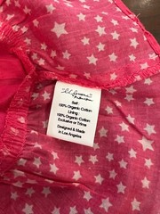 Lil Lemons For Love & Lemons Pink Stars Dress Organic Cotton Girls 3T