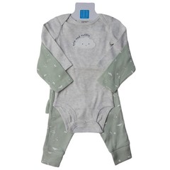 Carter’s Girls 3-Piece Long Sleeve Bodysuit Pant Set