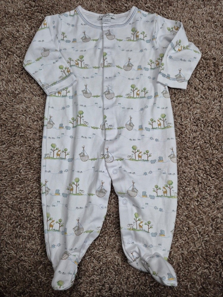 Kissy kissy pima cotton footie size 3-6 months