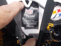 New Steelers NFL Team Apparel Infant 1 Piece Footed Long Sleeve Sleeper [Type1]
