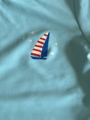 Cat & Jack Toddler Boys’ Long Sleeve Rash Guard and Truck Set -Light Blue Sz: 4T