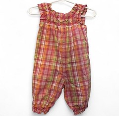 Lot of 2 Vintage BabyGirl Rompers 0-3M Gymboree Okie Dokie Watermelon Flower Y2K