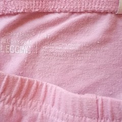 Jumping Beans 4T Pink Solid Leggings Pull-On Elastic Waist Stretch