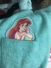 Girl’s Disney Princess The Little Mermaid 3 Piece Swimsuit and Coverup Size 5T