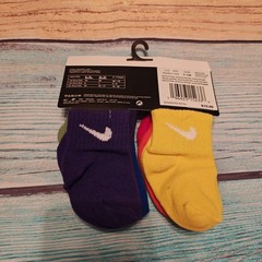 Nike Ankle Socks 6 Pairs Multicolor 6-12 Months Lightweight #0668