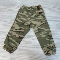 7 for All Mankind Jogger Pants Infant 12M Green Camo Elastic Waistband Stretch