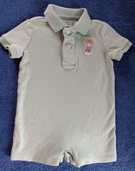 Ralph Lauren Polo Golf BEAR Golfer SS Shortall Romper Spring Summr 12M Preppy EU