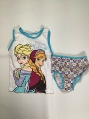 Toddler Disney Frozen White Blue Tank Top & Brief Set 4T NEW!