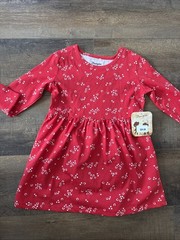 NWT Wrangler Dress Red Horseshoes Girls 2t Western Rodeo Cowboy
