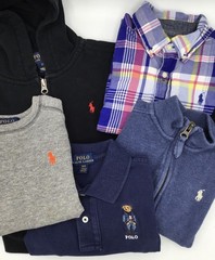 POLO RALPH LAUREN~Lot of 5~Toddler Boys Jacket, Pullover, Shirts~~Size 2T/3T