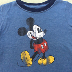 Disney Mickey Mouse Blue T-Shirt Size 18M Disney Parks Authentic